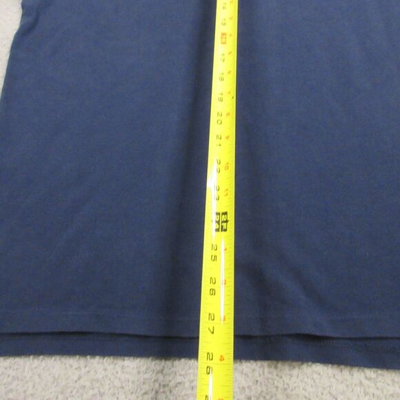 Polo Ralph Lauren Men Flag Rugby Polo Shirt size M Custom Slim Fit Blue Chambray - Picture 5 of 8